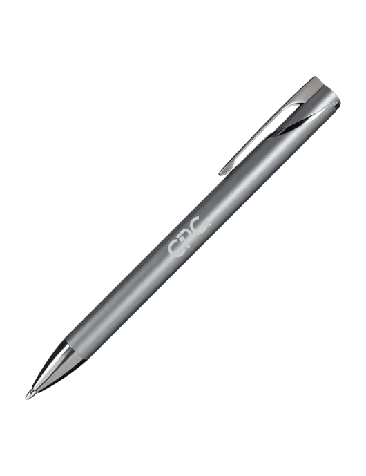 Dark Grey HyperNova Ballpoint Pen - Black Ink w/CPG Logo