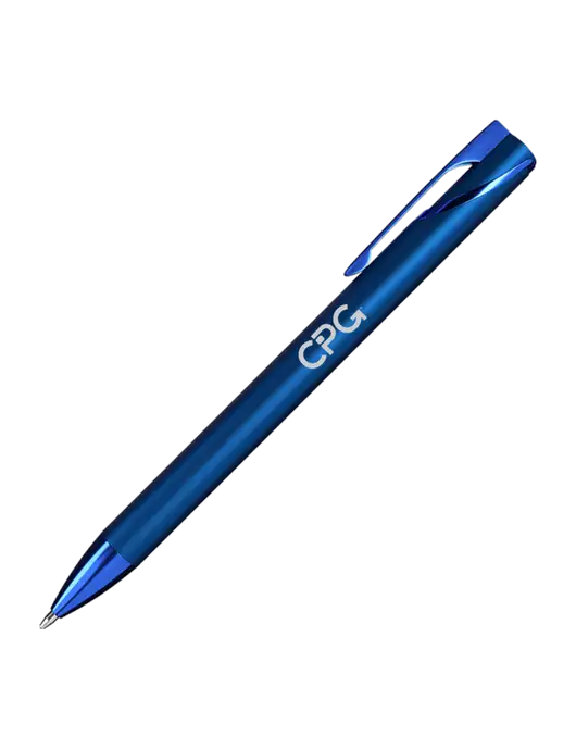 Navy HyperNova Ballpoint Pen - Black Ink w/CPG Logo