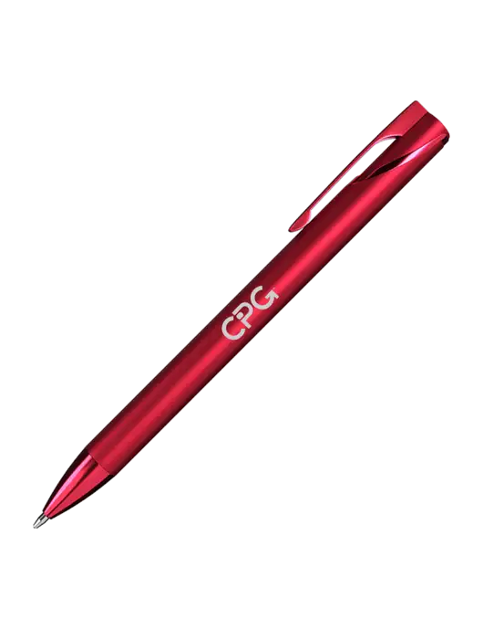 Red HyperNova Ballpoint Pen - Black Ink w/CPG Logo