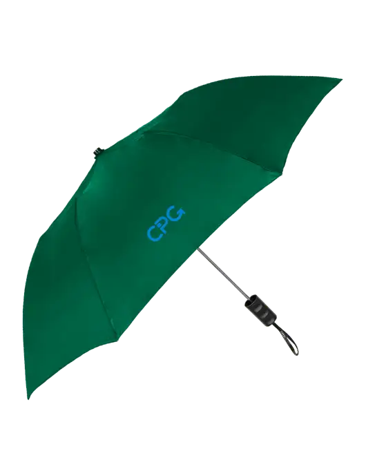 Dark Green 42" Folding Umbrella  w/CPG Logo