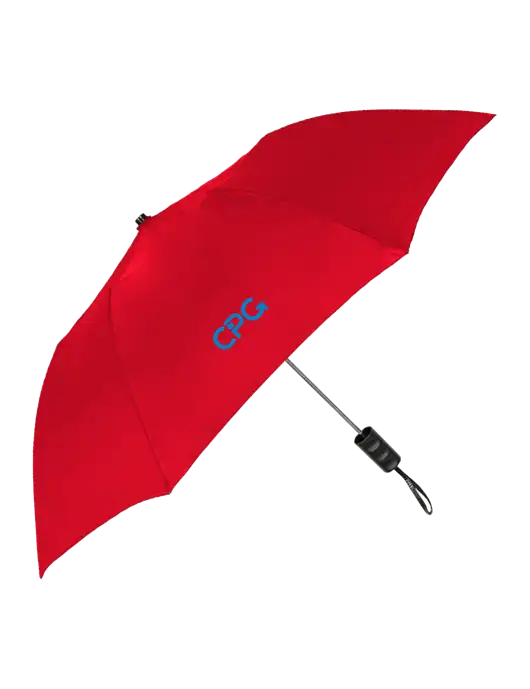 Red 42" Folding Umbrella  w/CPG Logo