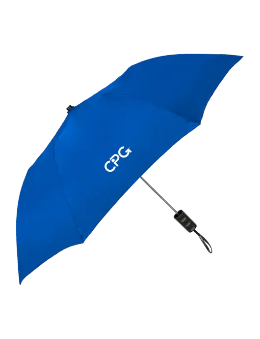 Dark Royal 42" Folding Umbrella  w/CPG Logo