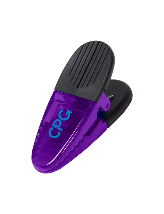 Magnetic Purple Power Clip w/CPG Logo