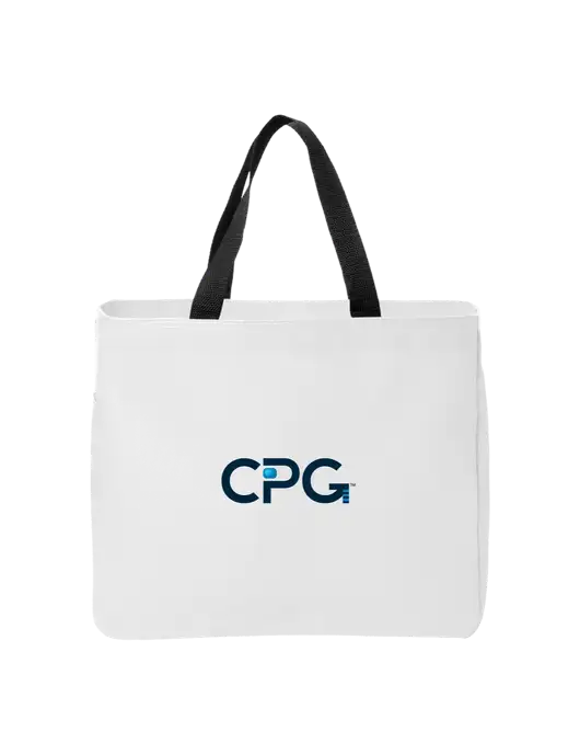 Essential White Tote w/CPG Logo