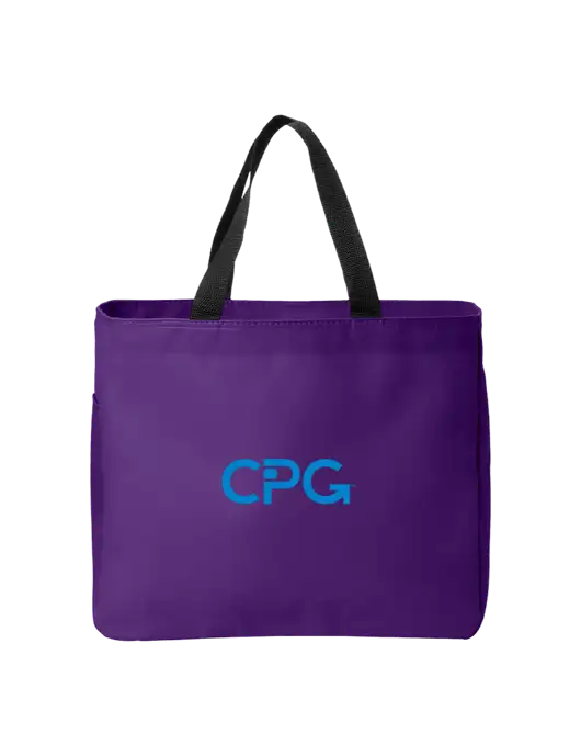 Essential Purple Tote w/CPG Logo