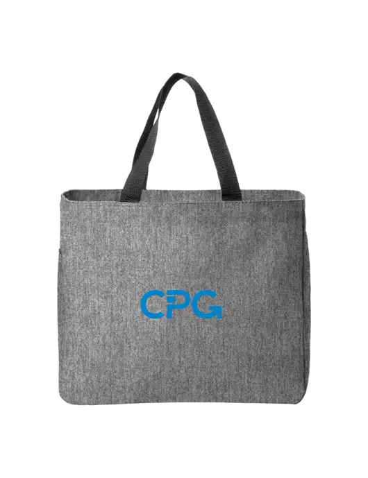 Essential Medium Grey Heather Tote w/CPG Logo