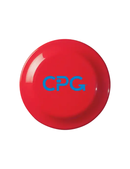 Fun Red Flying Disc w/CPG Logo