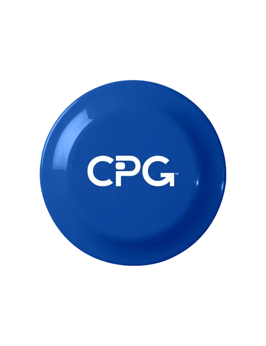 Fun Dark Royal Blue Flying Disc w/CPG Logo
