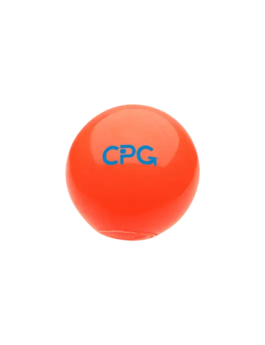 Light Up Red Bounce Ball w/CPG Logo