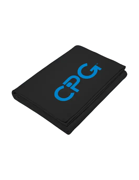 Core Black Fleece Sweatshirt Blanket w/CPG Logo