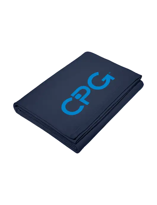 Core Navy Fleece Sweatshirt Blanket w/CPG Logo