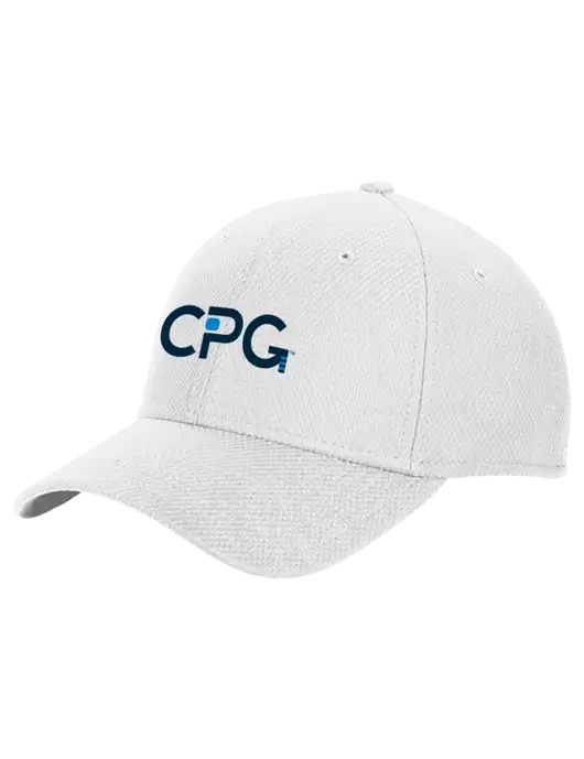 New Era Diamond Era White Stretch Cap w/CPG Logo