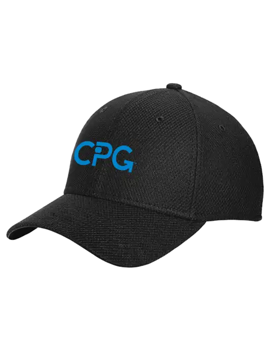 New Era Diamond Era Black Stretch Cap w/CPG Logo