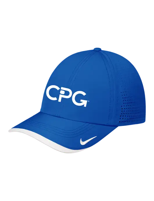 Nike Royal/White Dri-FIT Perforated Performance Cap w/CPG Logo