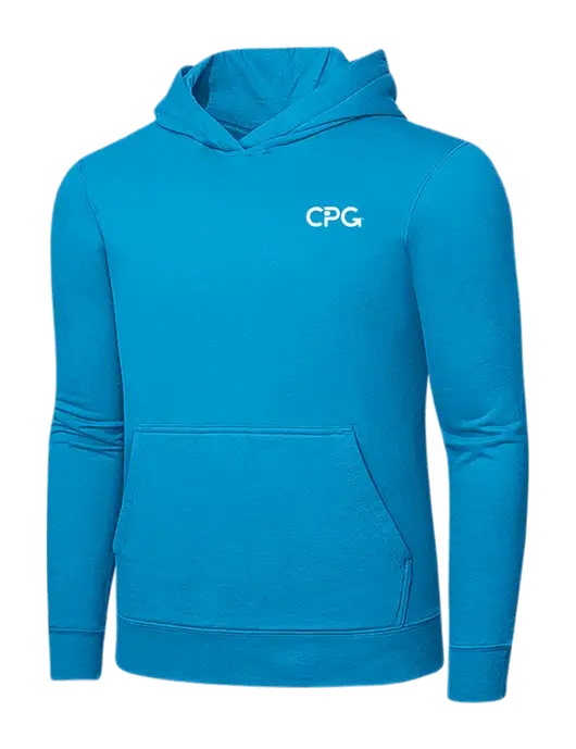 Sapphire 7.8 oz Ring Spun Hooded Sweatshirt w/CPG Logo