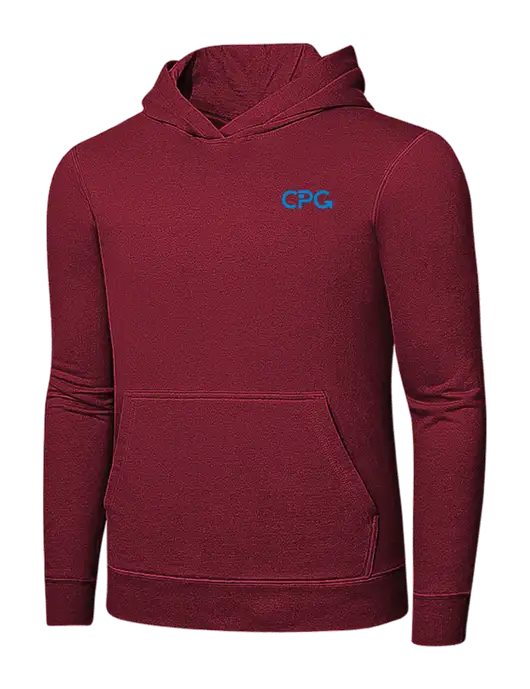 Dark Cardinal 7.8 oz Pullover Hooded Sweatshirt w/CPG Logo