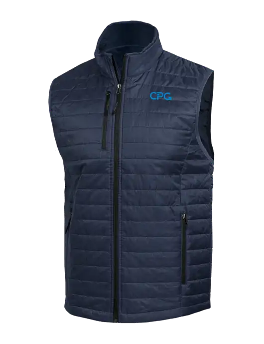 Packable Navy Puffy Vest w/CPG Logo