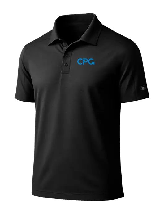 OGIO Linear Black Polo w/CPG Logo