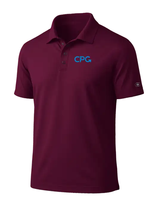 OGIO Linear Maroon Polo w/CPG Logo