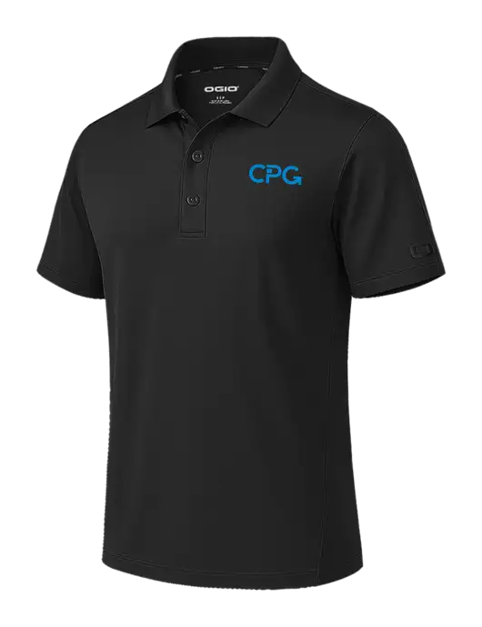 OGIO Envision Black Polo w/CPG Logo