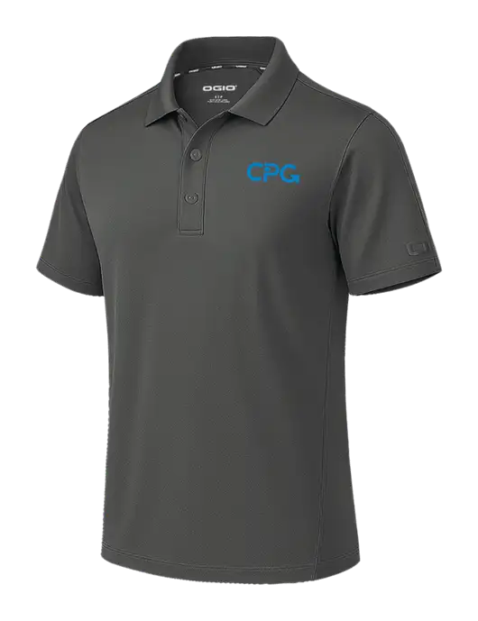 OGIO Envision Dark Medium Grey Polo w/CPG Logo