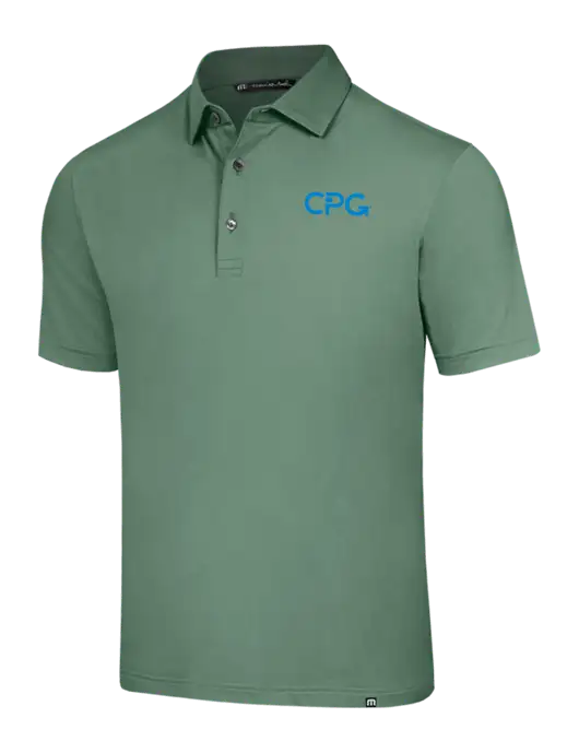 TravisMathew Sage Glenview Solid Polo w/CPG Logo