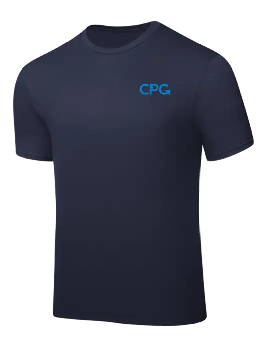 Navy PosiCharge Competitor Tee w/CPG Logo