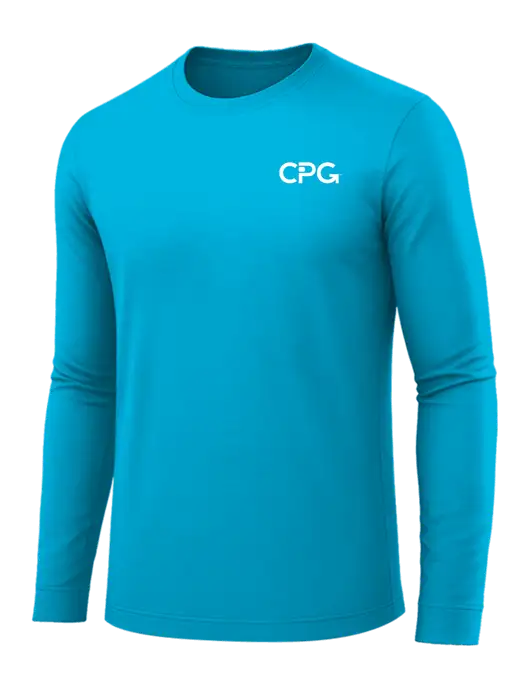 Long Sleeve Sapphire PosiCharge Competitor Tee w/CPG Logo