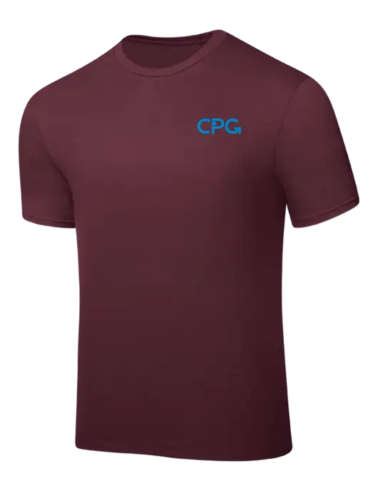 Maroon PosiCharge Competitor Tee w/CPG Logo