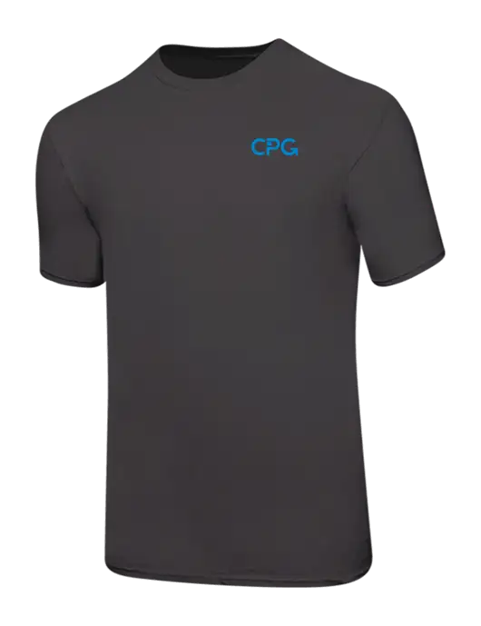 Ring Spun Charcoal 4.5 oz T-Shirt w/CPG Logo