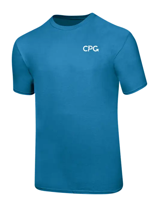 Ring Spun Sapphire 4.5 oz T-Shirt w/CPG Logo