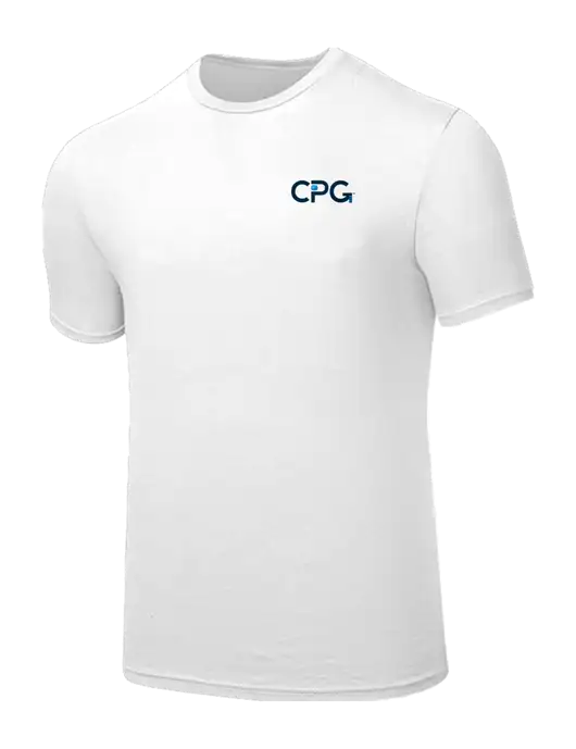 Seriously Soft White T-Shirt w/CPG Logo