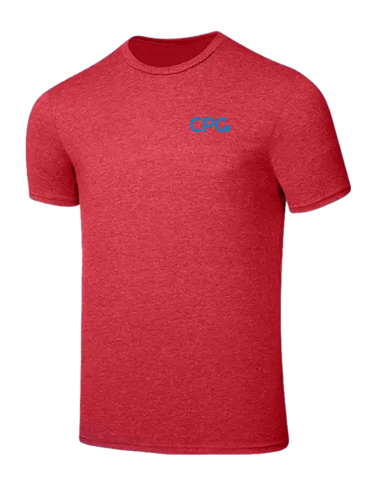 Seriously Soft Heathered Red T-Shirt w/CPG Logo