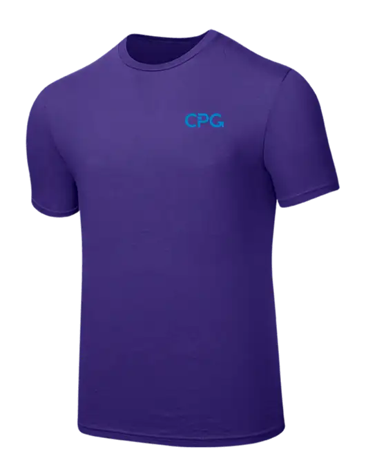 Seriously Soft Purple T-Shirt w/CPG Logo