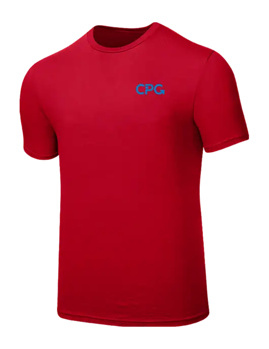 Seriously Soft Red T-Shirt w/CPG Logo