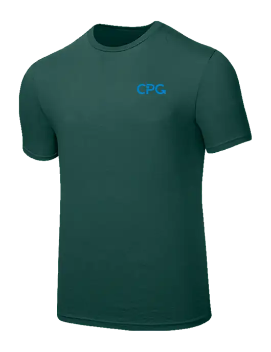 Seriously Soft Dark Green T-Shirt w/CPG Logo