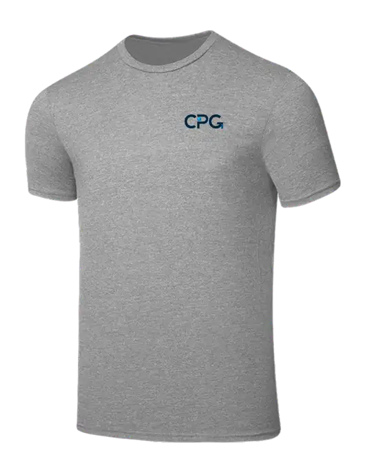 Seriously Soft Light Heather Grey T-Shirt w/CPG Logo