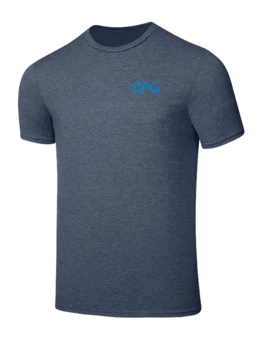 Seriously Soft Heathered Navy T-Shirt w/CPG Logo