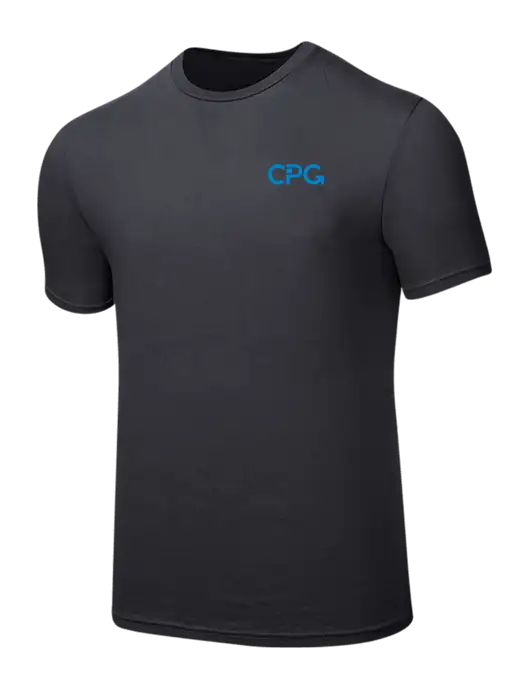 Seriously Soft Charcoal T-Shirt w/CPG Logo