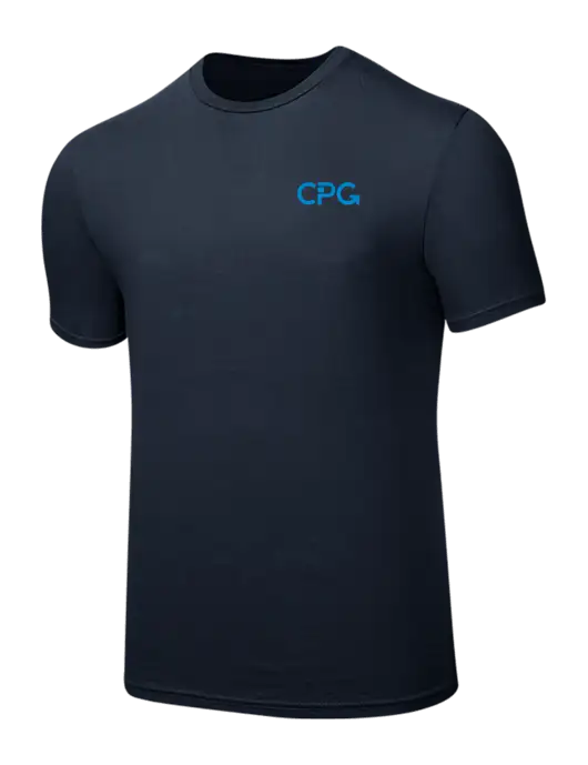 Seriously Soft Navy T-Shirt w/CPG Logo