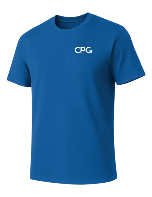 Allmade Royal Blue Organic Cotton Tee w/CPG Logo