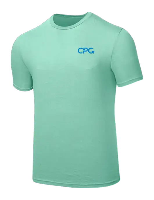 Seriously Soft Very Light Green T-Shirt w/CPG Logo