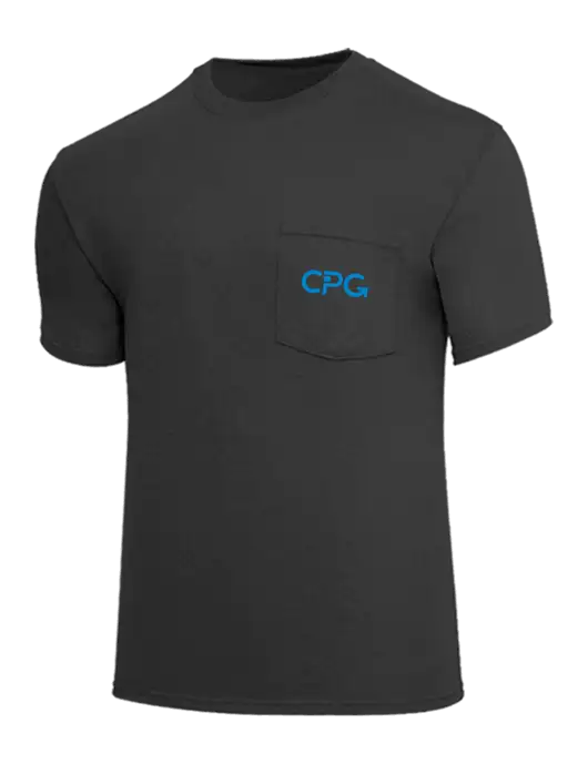 Core Blend Charcoal Grey Pocket T-Shirt w/CPG Logo