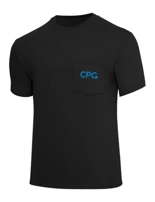 Core Blend Black Pocket T-Shirt w/CPG Logo