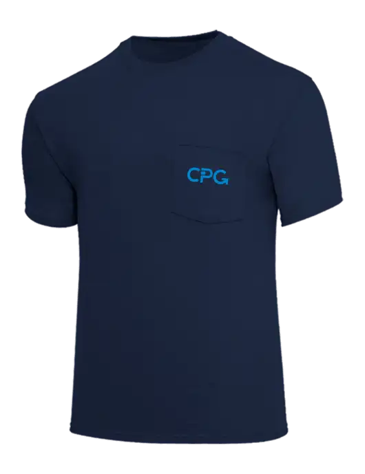 Core Blend Navy Pocket T-Shirt w/CPG Logo