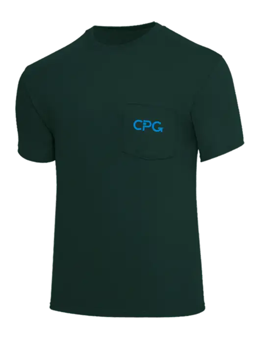 Core Blend Dark Green Pocket T-Shirt w/CPG Logo