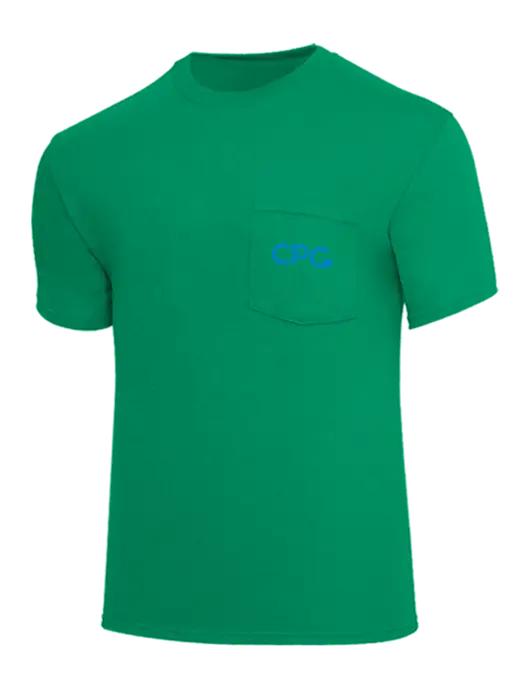 Core Blend Kelly Green Pocket T-Shirt w/CPG Logo