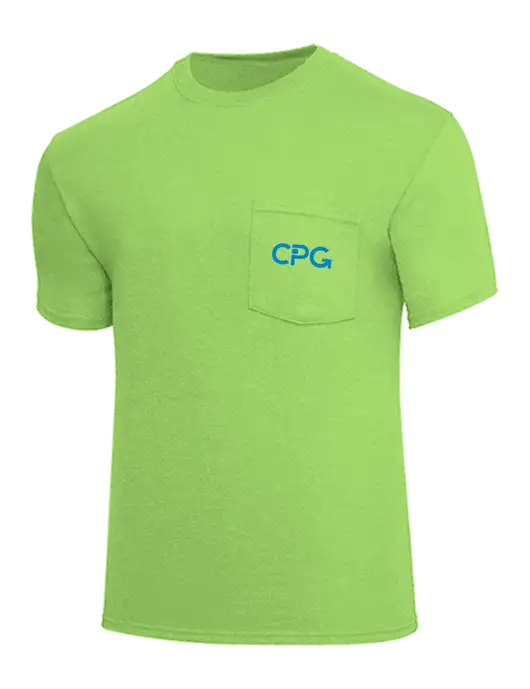 Core Blend Light Green Pocket T-Shirt w/CPG Logo