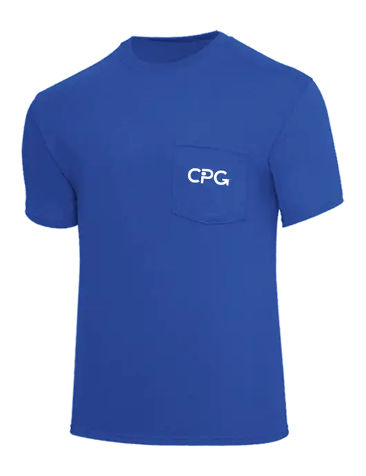 Core Blend Royal Pocket T-Shirt w/CPG Logo