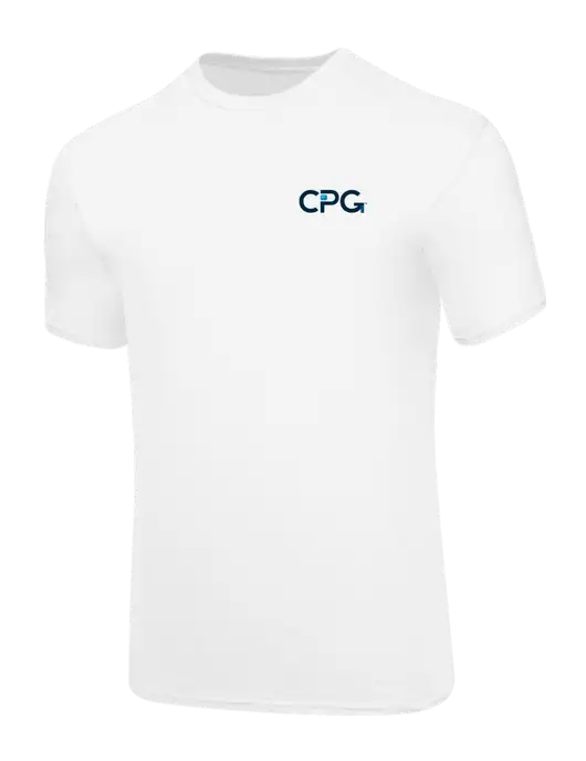 Core Blend White T-Shirt w/CPG Logo